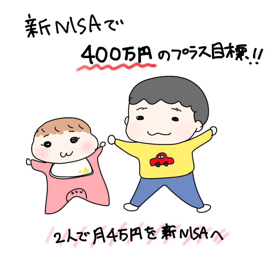 新NISAでプラス400万円