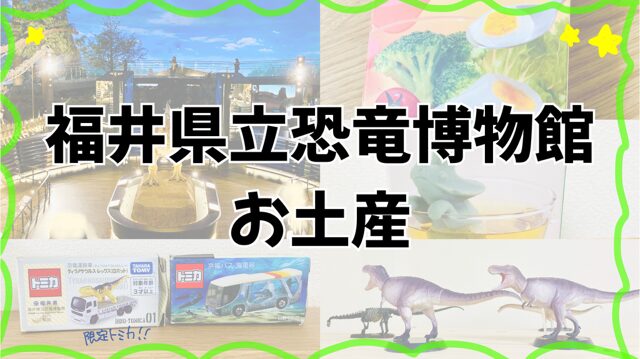 福井県立恐竜博物館のお土産