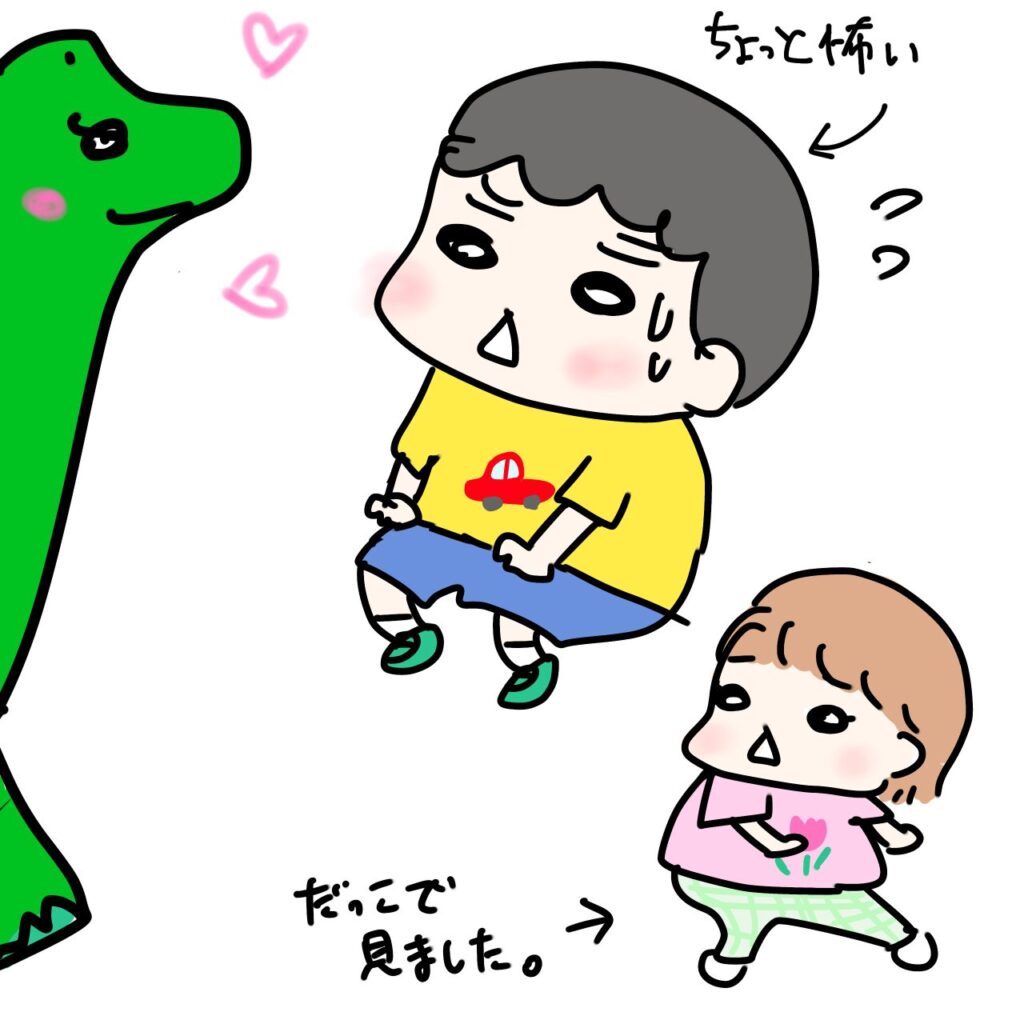 恐竜だ